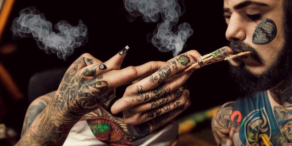 Can You Smoke Weed Before Getting a Tattoo?